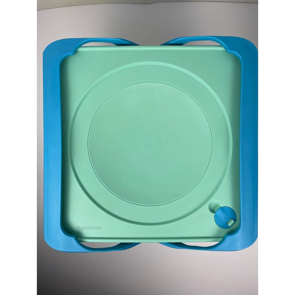 Vintage Tupperware Large Porta Picnic Basket Carrier Mint Green Unused NWOT Rare - Picture 2 of 10